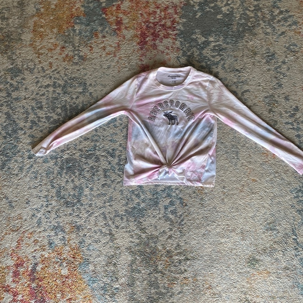 Long-Sleeve tie-dye abercrombie